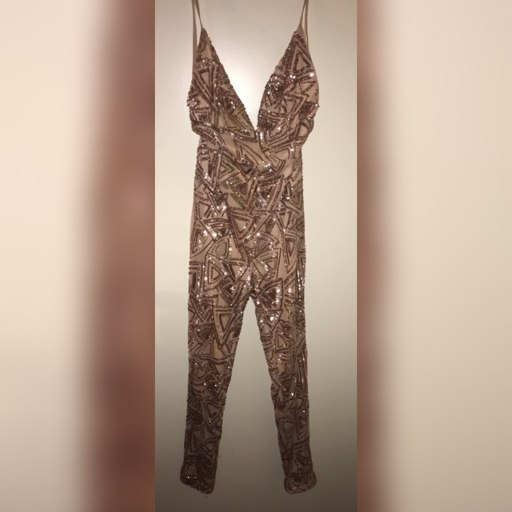 Sequin FashionNova Jumpsuit